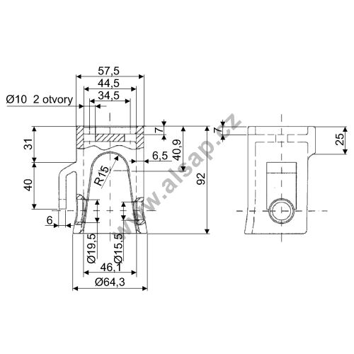 Case of 44mm, 3.5t, type 2
