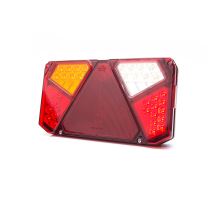 Rear combination LED taillight, 245 x 135 x 36.5 mm, cable, for trailers and caravans
