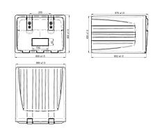 Plastic toolbox, from 600 to 1000 mm, from 55 l - 180 l, VERTIGO (1)