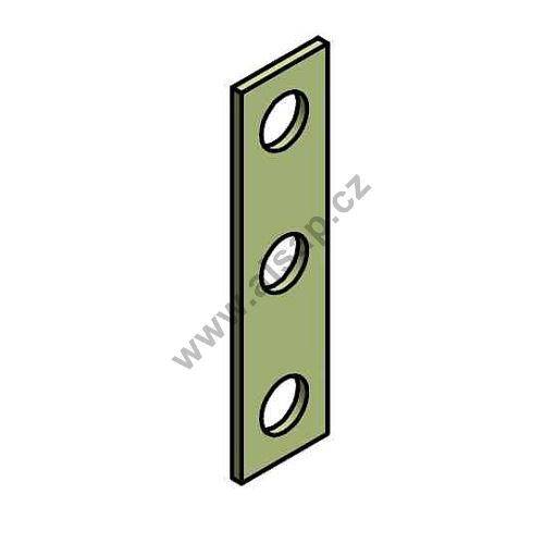 Reinforcement 110x28 for CS12 front/rear pillars, galvanized