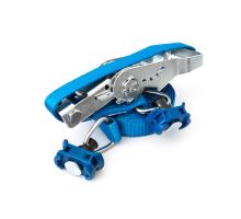 Popruh upínací 25 mm s ráčnou WTR, délka od 1 do 5 m, uchycení do AirLine lišty, modrá