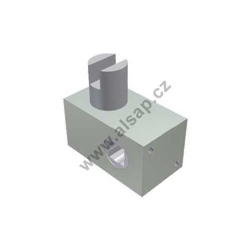 Tension box L, 38 x 73 x 40 mm, groove