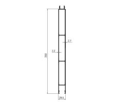 Profile sidewall 30/350 mm, EN AW-6005A T6