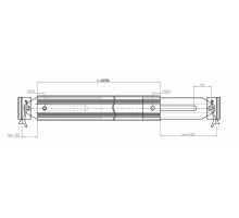 Telescopic bar for AirLine rail 2370-2600 mm (1)