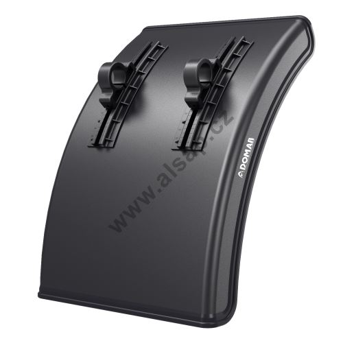 Plastic mudguard 1/2, from 430 to 670 mm, adjustable brackets, DOMAR DK20