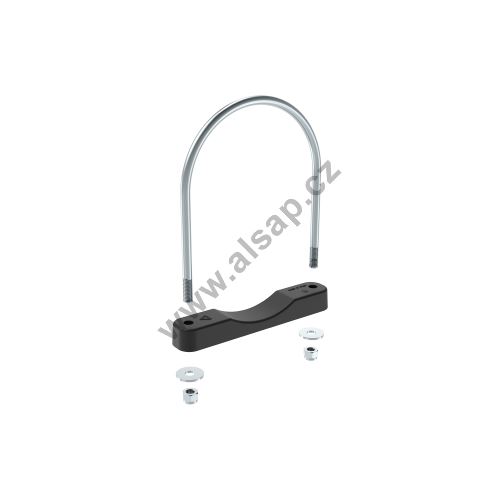 Circular fastening clamp for 1 tube, O200mm, 242x37x242, LOKHEN (1)