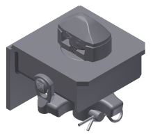 Twist lock 52 mm interchangeable body lock with locking pin Twist lock 52 mm interchangeable body lock with locking pin