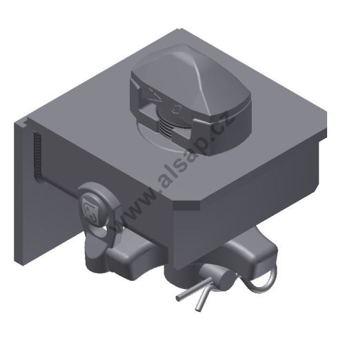 Twist lock 52 mm interchangeable body lock with locking pin