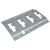 Lashing track combi, 2964/131/25 mm, material 2 mm, Magnelis®