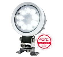 LED work light, 7000 lm / 66W - diffused, W162 aluminum housing, o108, h 76mm, 9 LEDs (3)