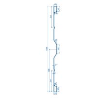Steel side panel HVW 1000/2 mm (1)