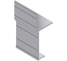 Profil skříně obvodu 108 / 187 mm, Elox