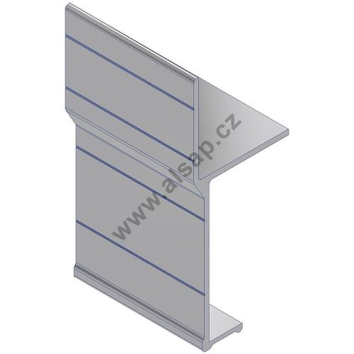 Profil skříně obvodu 108 / 187 mm, Elox (1)