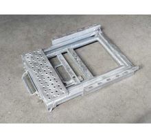 Telescopic step, h = 893 mm, 3 steps, galvanized (4)