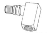 Ventil 1/2 vstup - výstup gas 90°