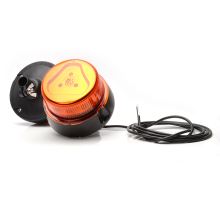 LED orange beacon, 1 mode, mounting on a 24mm pipe, 12-24V, 3m cable (1)