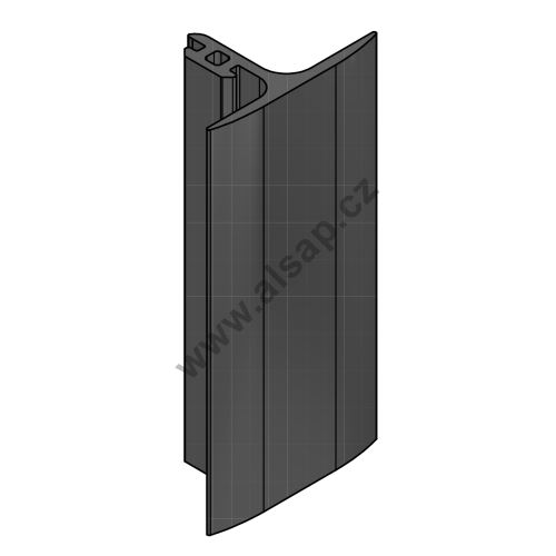 Centre T sealing profile, EPDM, 3150 mm NEW