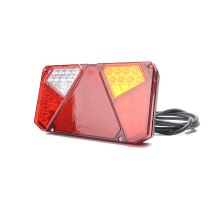 Zadní koncové sdružené LED světlo, 245 x 135 x 36,5 mm, kabel, pro vozíky a přívěsy (2)