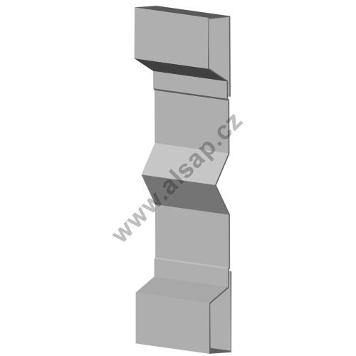 Steel side panel HVD 400/2 mm