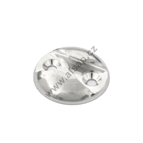 AirLine point 45 mm, 2 x 20 mm aluminum, 500 daN, 2 x 5.5 mm holes for mounting