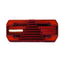 Rear combination LED tail light, 302 x 131 x 58.3 mm, cable, for trailers and semi-trailer (4)