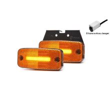 LED position light, W157, NEON, bracket Z / White, Orange, Red