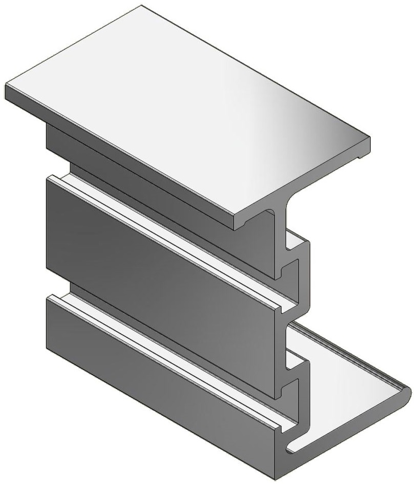 Pomocný rám tkonzole 110mm, pro konzole fd, hliník