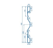 Steel side panel HV 500/2 mm (2)