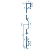 Steel side panel BAKT 600/2.5 mm (2)