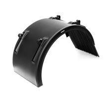 Plastic mudguard, 650x1900x1250mm, adj. brackets o42mm, antispray mudflap 350 mm, L/R (3)