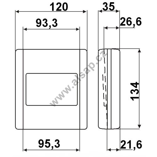Column wedge pocket, 120/134 mm (283)