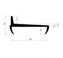 Door seal 65mm - central (1)