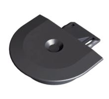 End caps for AirLine tracks 5502, 5503, 5504, 5508, 5513, without screw fixing