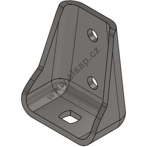 Mounting bracket 90 mm, hot-dip galvanised