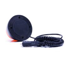 LED orange beacon, 1 mode, 12-24V, magnet, 3m spiral cable, cigarette lighter plug (3)