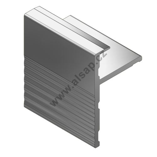 Frame floor profile Wave, for 30 mm full-aluminium floor, SL5, CS12, aluminium