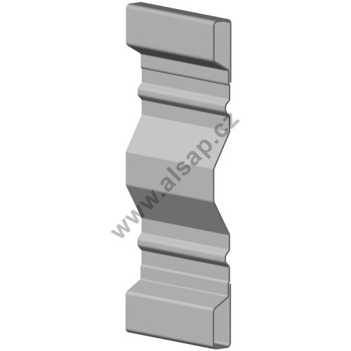 Steel side panel HV 500/2 mm
