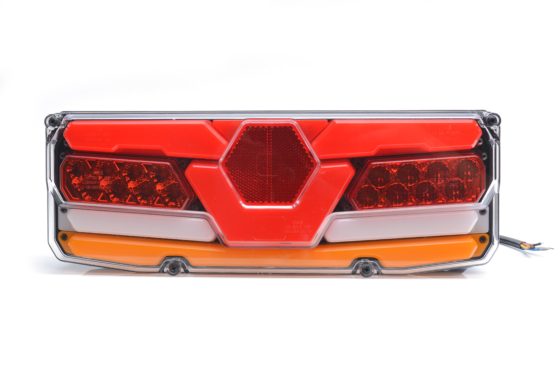 Zadní sdružené světlo led dynamické w171dd l, 350 x 131 x 81 mm, auto