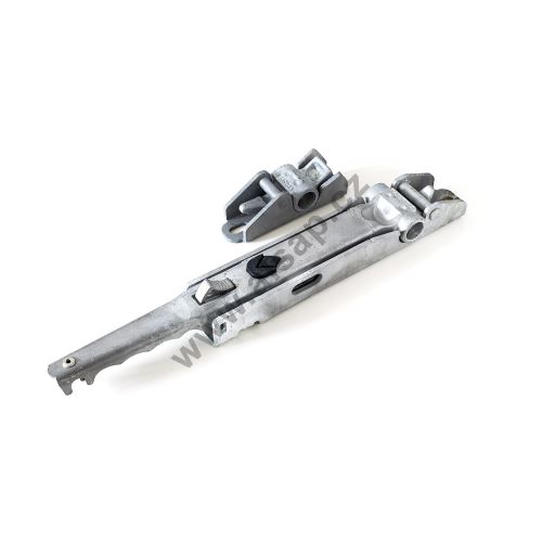 Rear doors lock for o18 mm, 270 mm, zinc plated, keeper 130 mm, hot-dip galvanised (1)