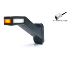 Rear antenna L/R, LED NEON Red/White/Orange