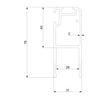 ALSAP rear doors edging profile - aluminium (1)