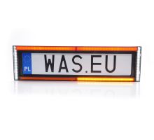 Rear combined LED license plate light, 584 x 163 x 31.5/58 mm, cable (1)