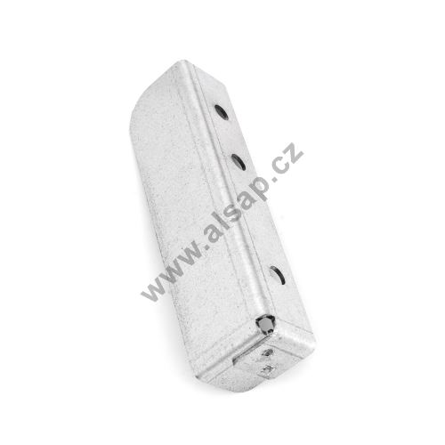 Pocket / sailboard holder 120 mm riveting L, for CS post, 1.5 mm, galvanized sheet metal (1)