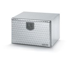 Stainless steel toolbox - flowered design, plastic lock, 500 - 1450 mm, 1.5 mm, BAWER