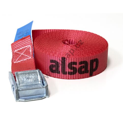 Strap 25 mm, buckle WTK 300, 5m, red, logo ALSAP (3)