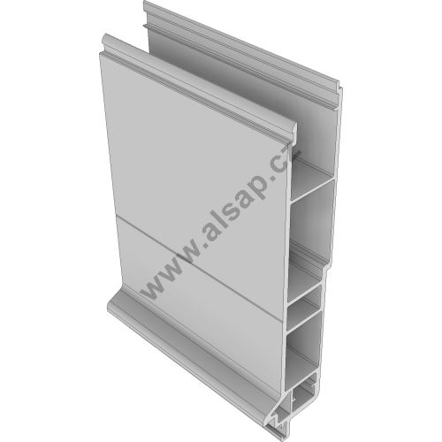 Bottom profile for tipper dropside 205x40 mm, for sealing
