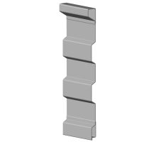 Steel side panel BNTT 800/2.5 mm (1)