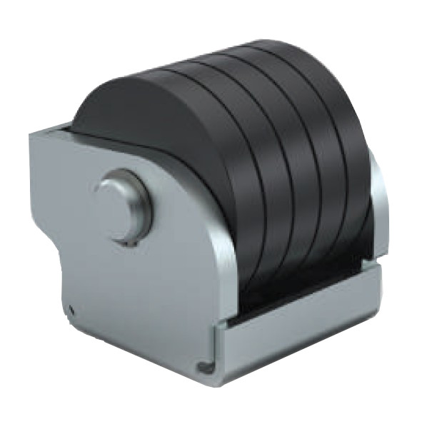 Odvalovací doraz 1 x o 100, 95x115x116 mm