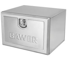 Stainless steel toolbox, from 500 to 1000mm, from 64 l - 233 l, matte, BAWER E6