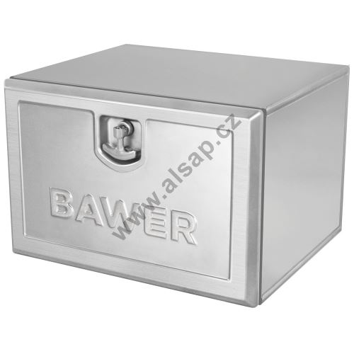 Stainless steel toolbox, from 500 to 1000mm, from 64 l - 233 l, matte, BAWER E6
